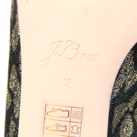 J Crew Animal Print Kitten Heel sz 12 Women Dulci Pumps Shoes Bow Pointed Toe - Picture 9 of 9